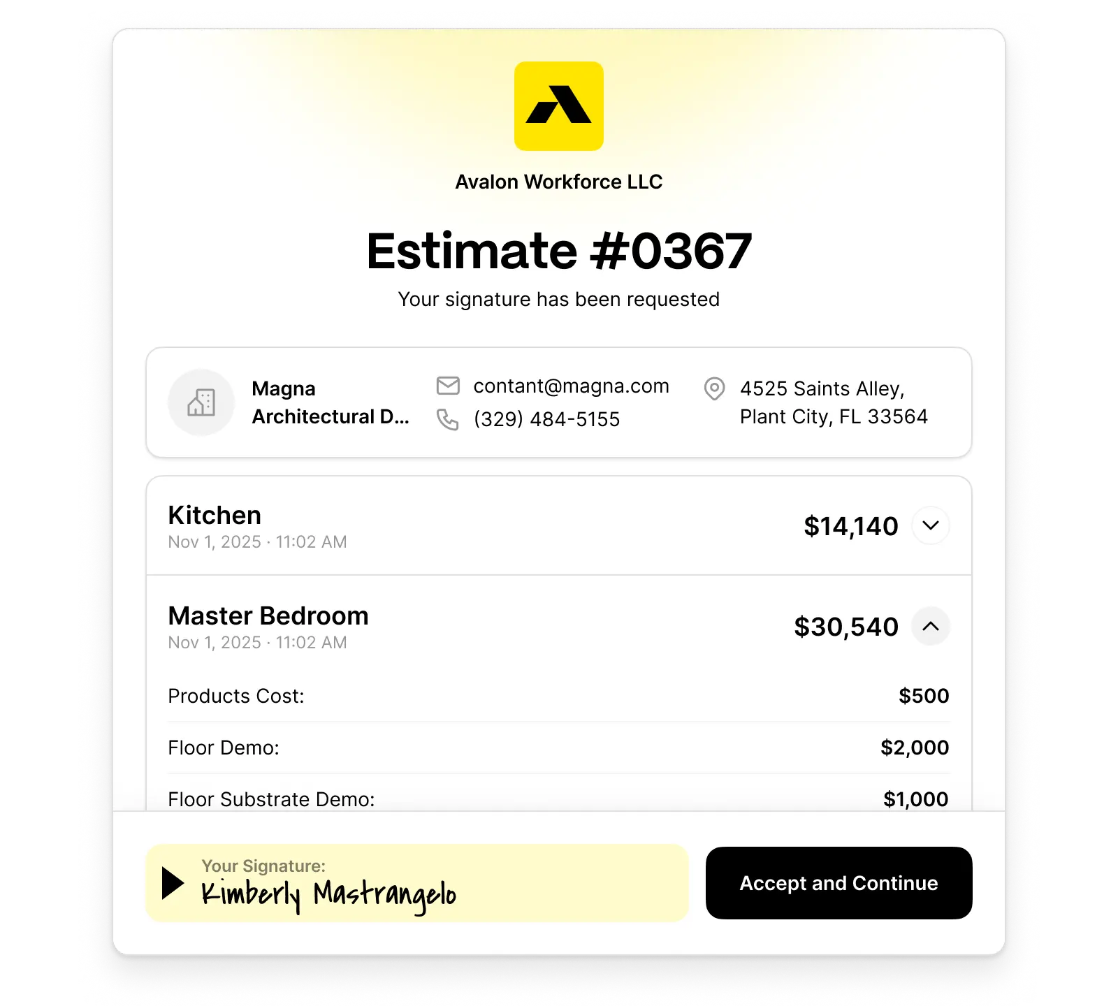Estimates